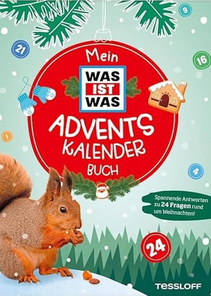 Buchcover vom Adventskalenderbuch: Mein WAS IST WAS Adventskalenderbuch