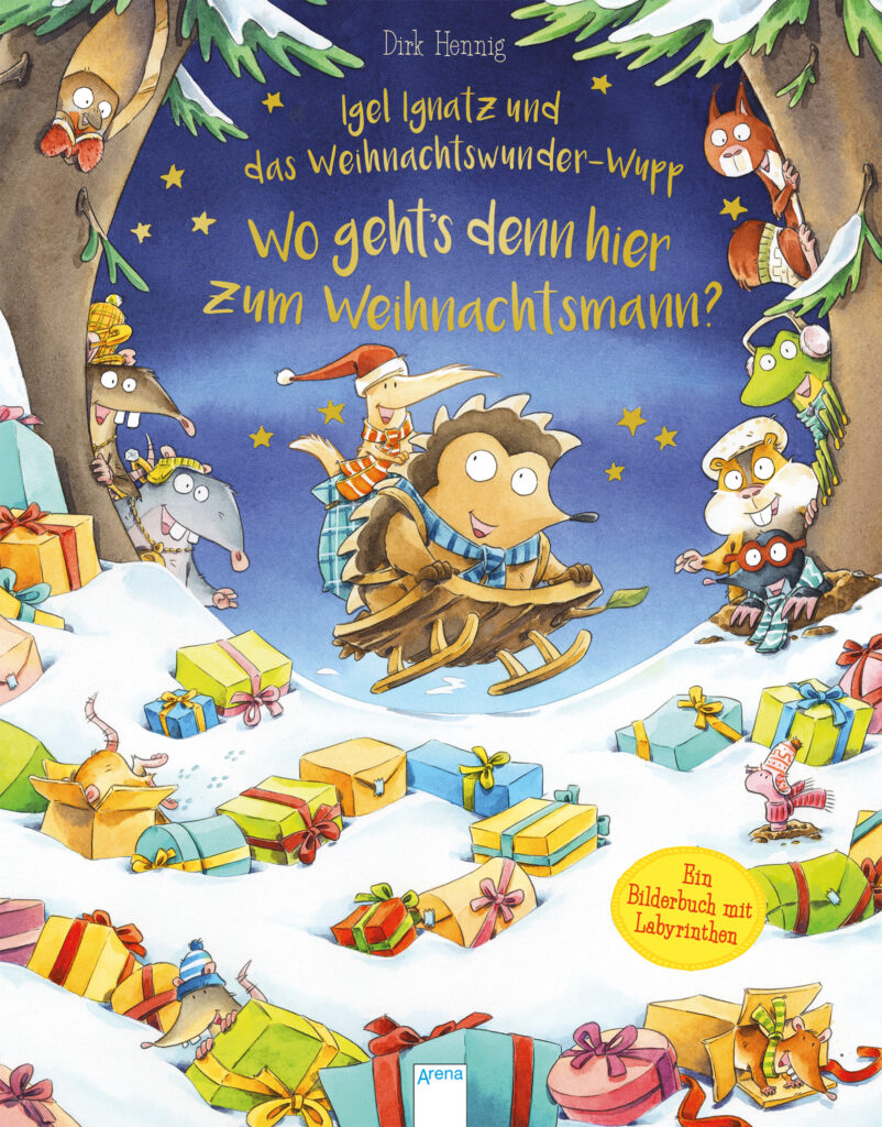 Buchcover: Igel Ignatz und der Weihnachtswunder-Wupp - Wo geht`s denn hier zum Weihnachtsmann?