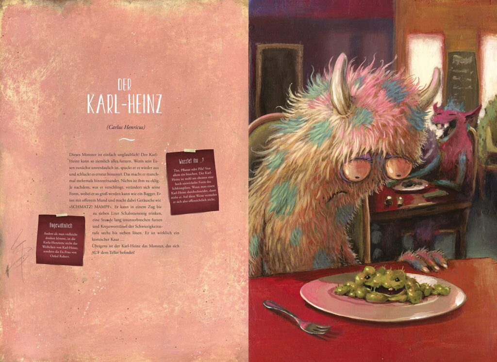 Der unglaubliche Katalog der Monster: Der Karl-Heinz beschrieben und dargestellt
