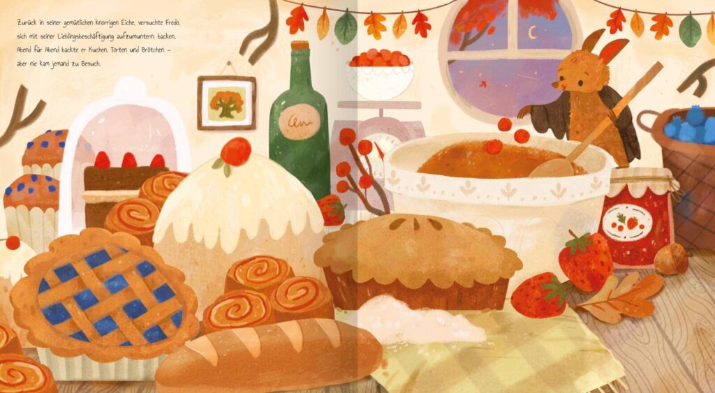 Ich bin doch gar nicht gruselig: Fledermaus Fredo backt Kuchen, Törtchen und Brot