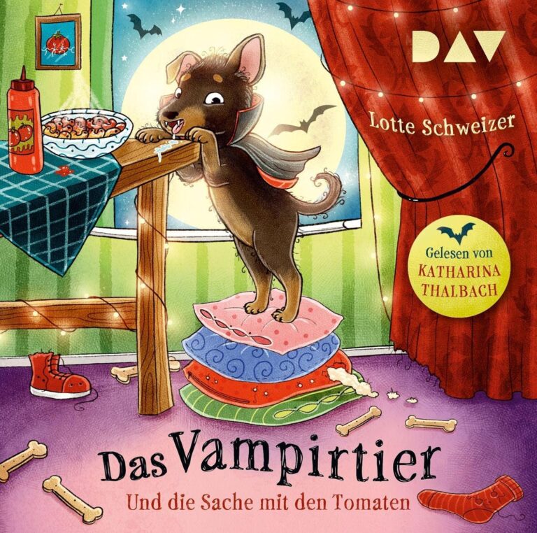 Hörbuch-Cover: Das Vampirtier und die Sache mit den Tomaten