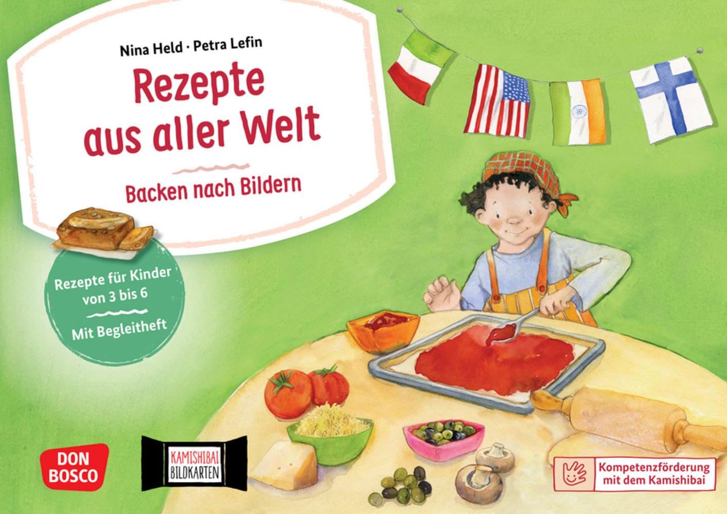 Kamishibai - Rezepte aus aller Welt - Backen nach Bildern: Bilderkarten für das Erzähltheater.