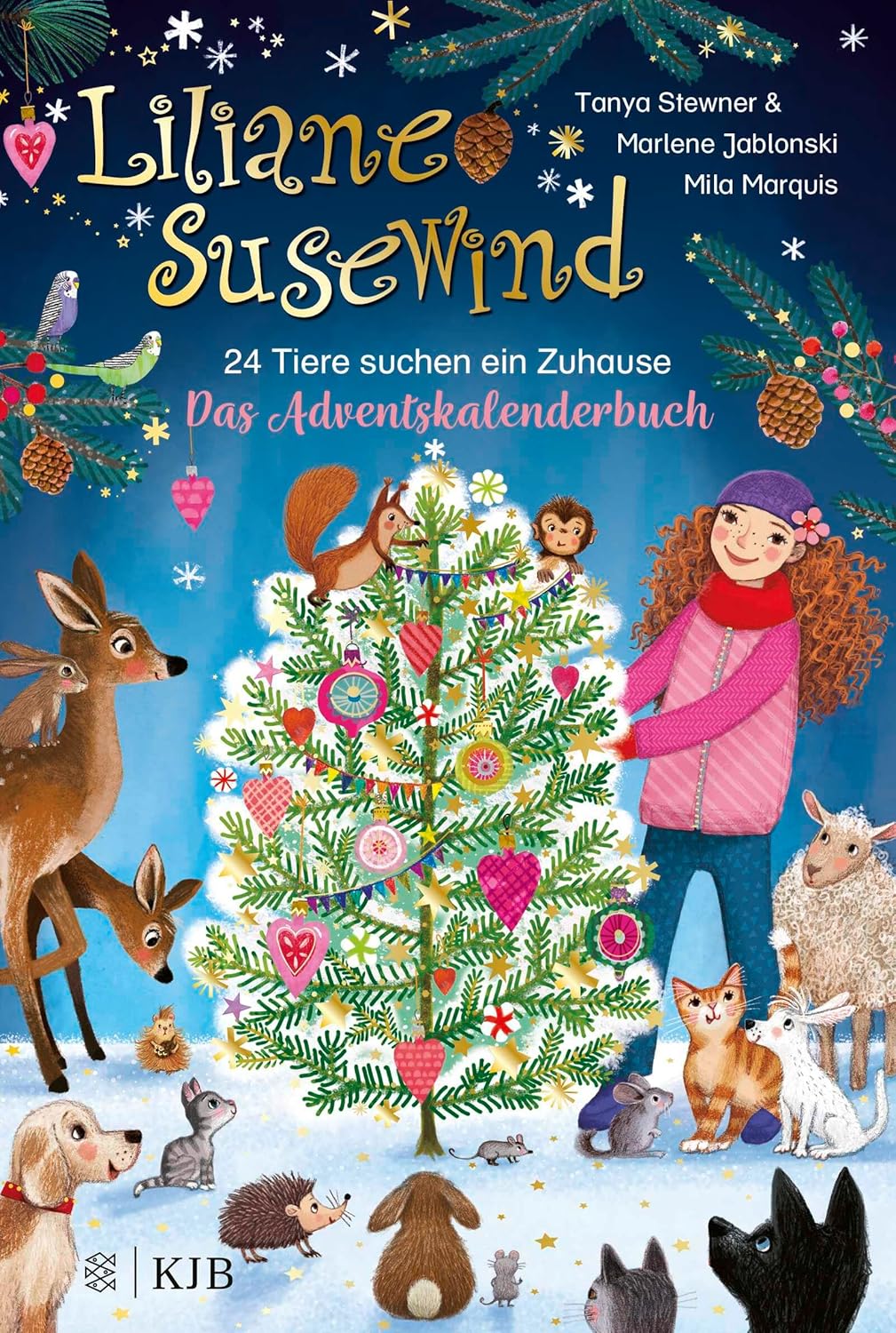 Buchcover vom Adventskalenderbuch: Liliane Susewind Adventskalenderbuch