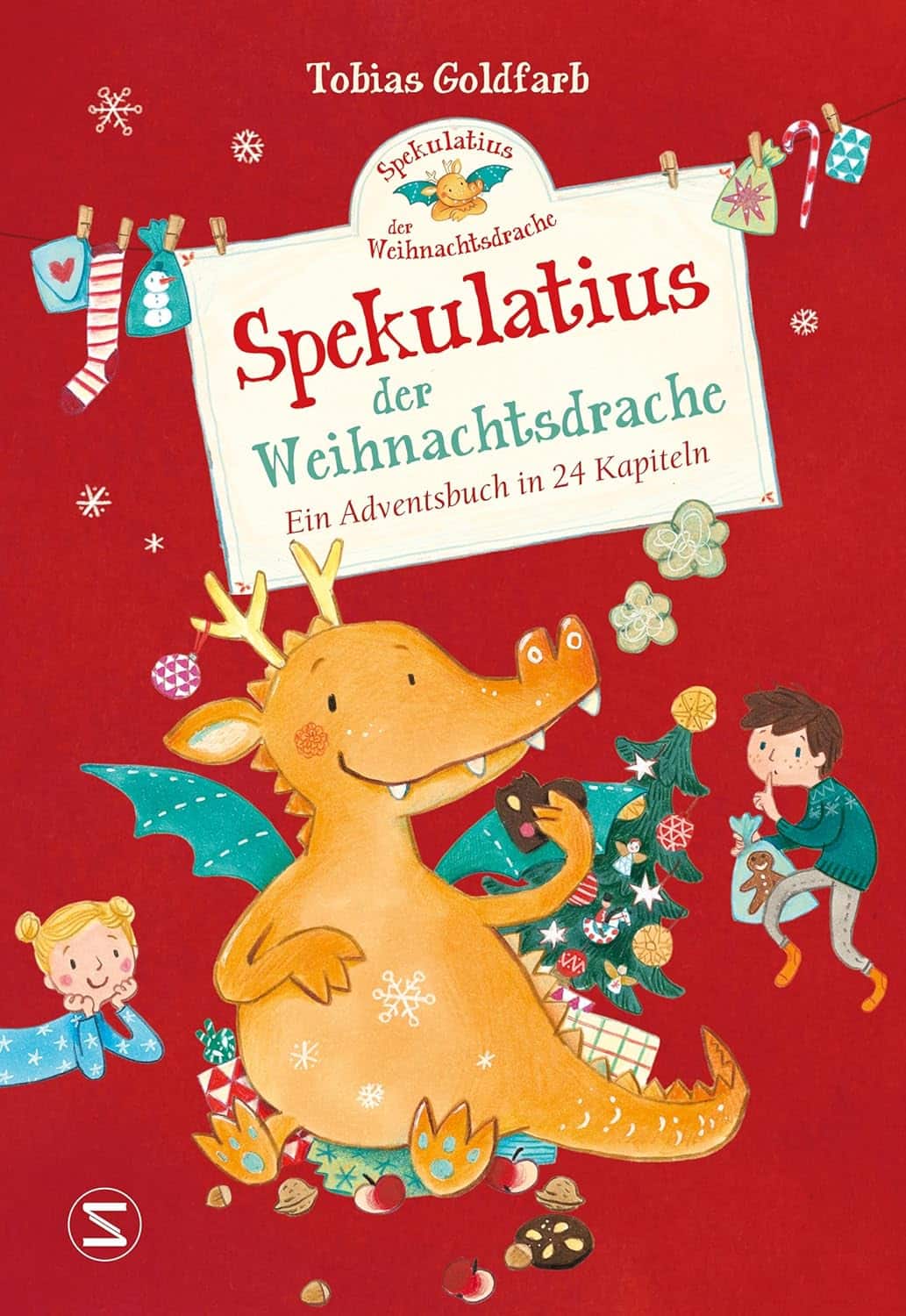 Buchcover vom Adventskalenderbuch: Spekulatius, der Weihnachtsdrache