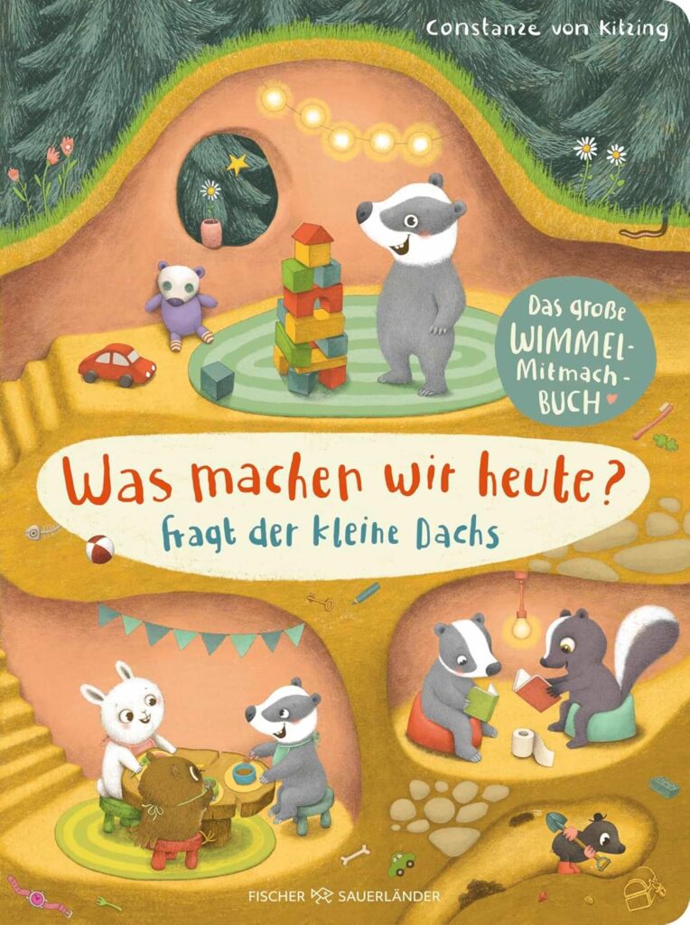 Buchcover: Was machen wir heute?, fragt der kleine Dachs