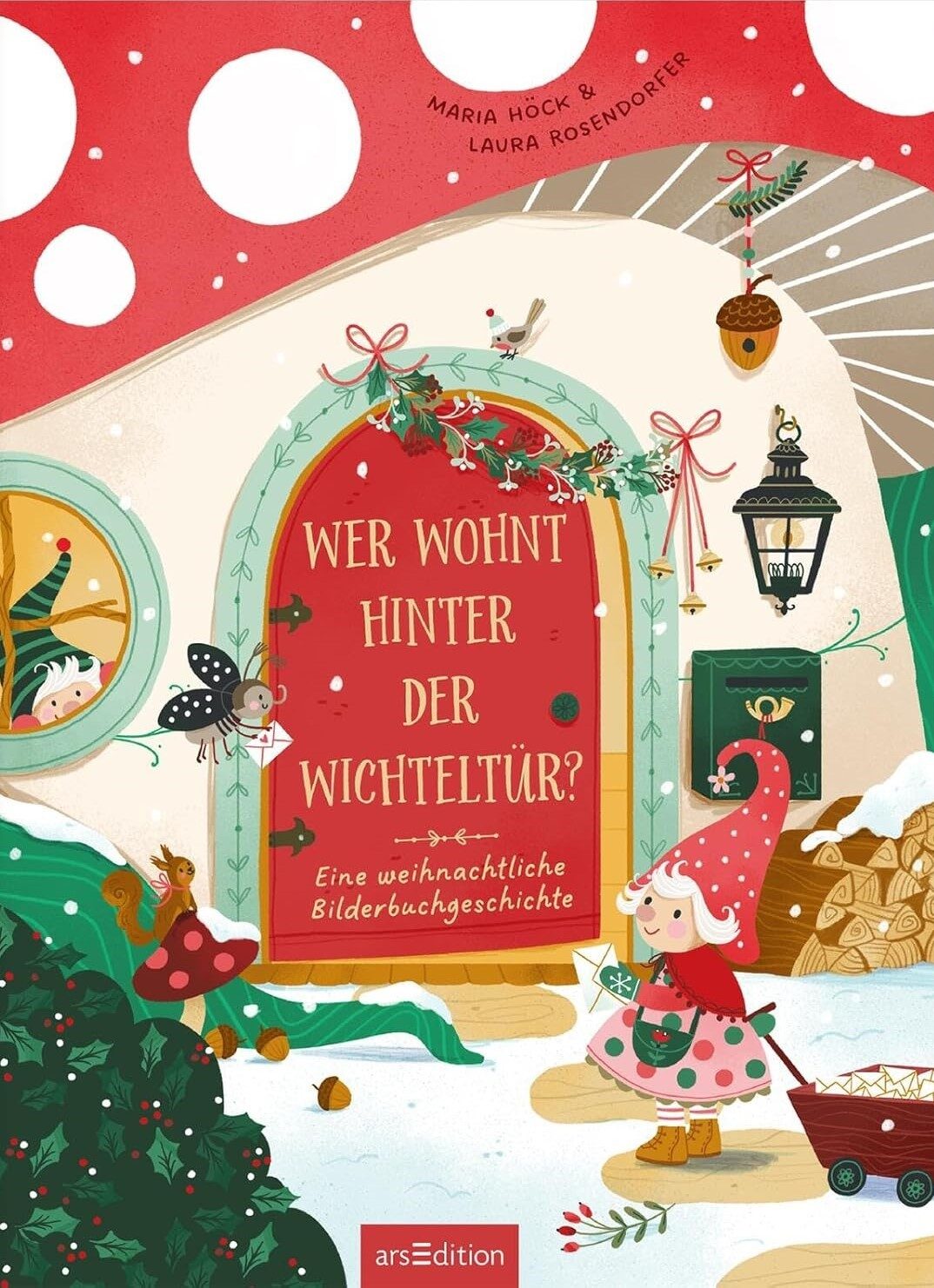 Buchcover vom Wichtelbuch: Wer wohnt hinter der Wichteltür