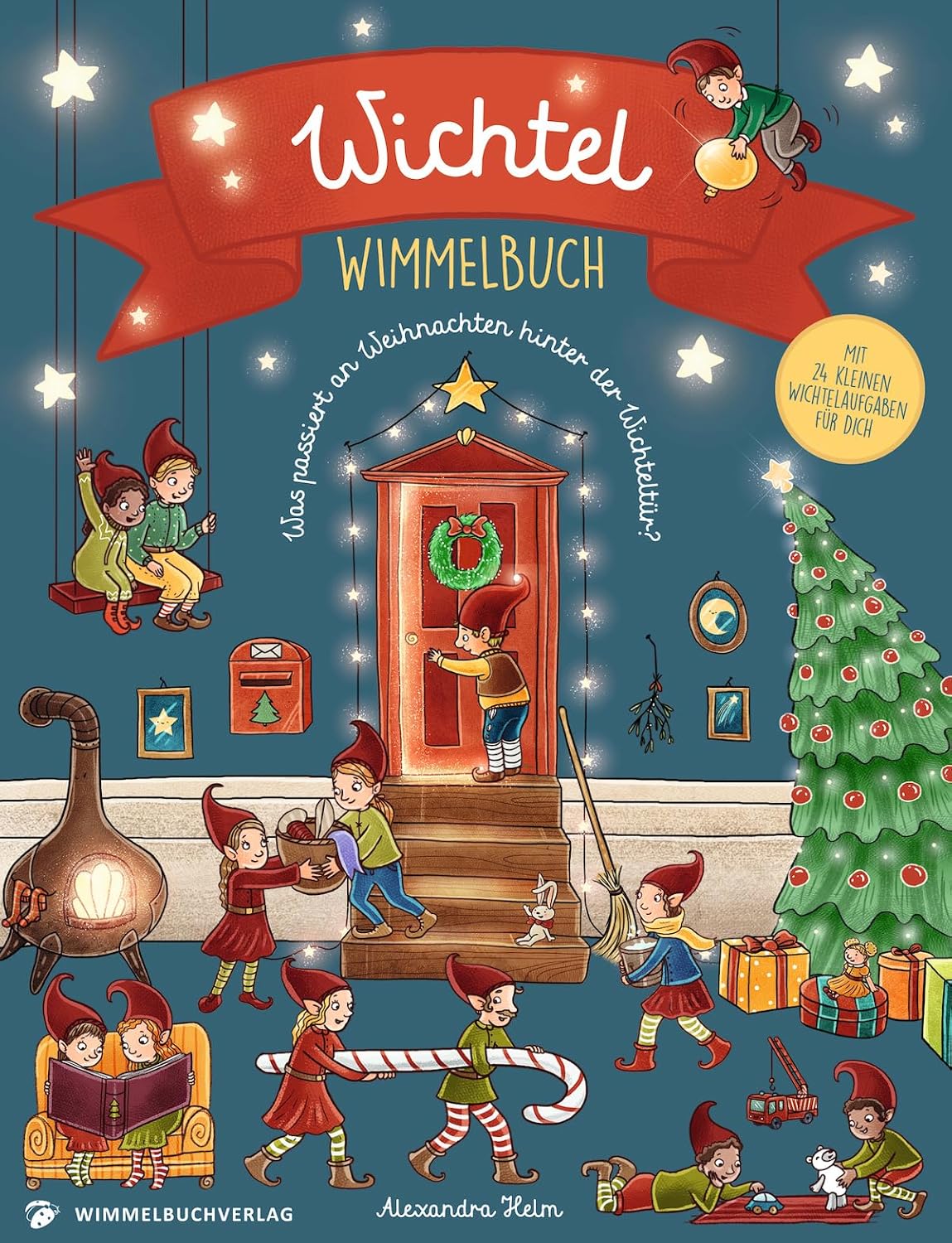 Buchcover vom Wichtelbuch: Wichtel Wimmelbuch