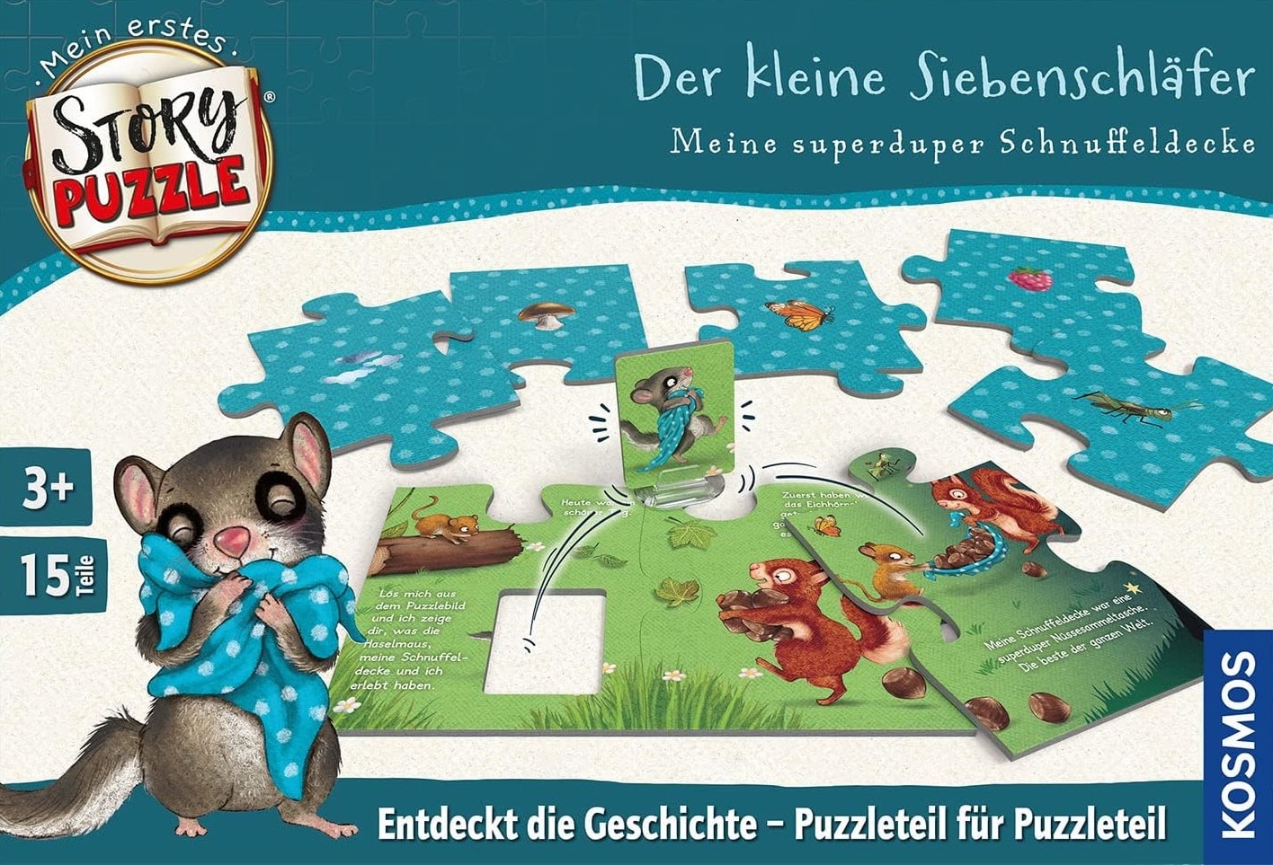 Puzzlecover: Der kleine Siebenschläfer - Mein erstes Story-Puzzle