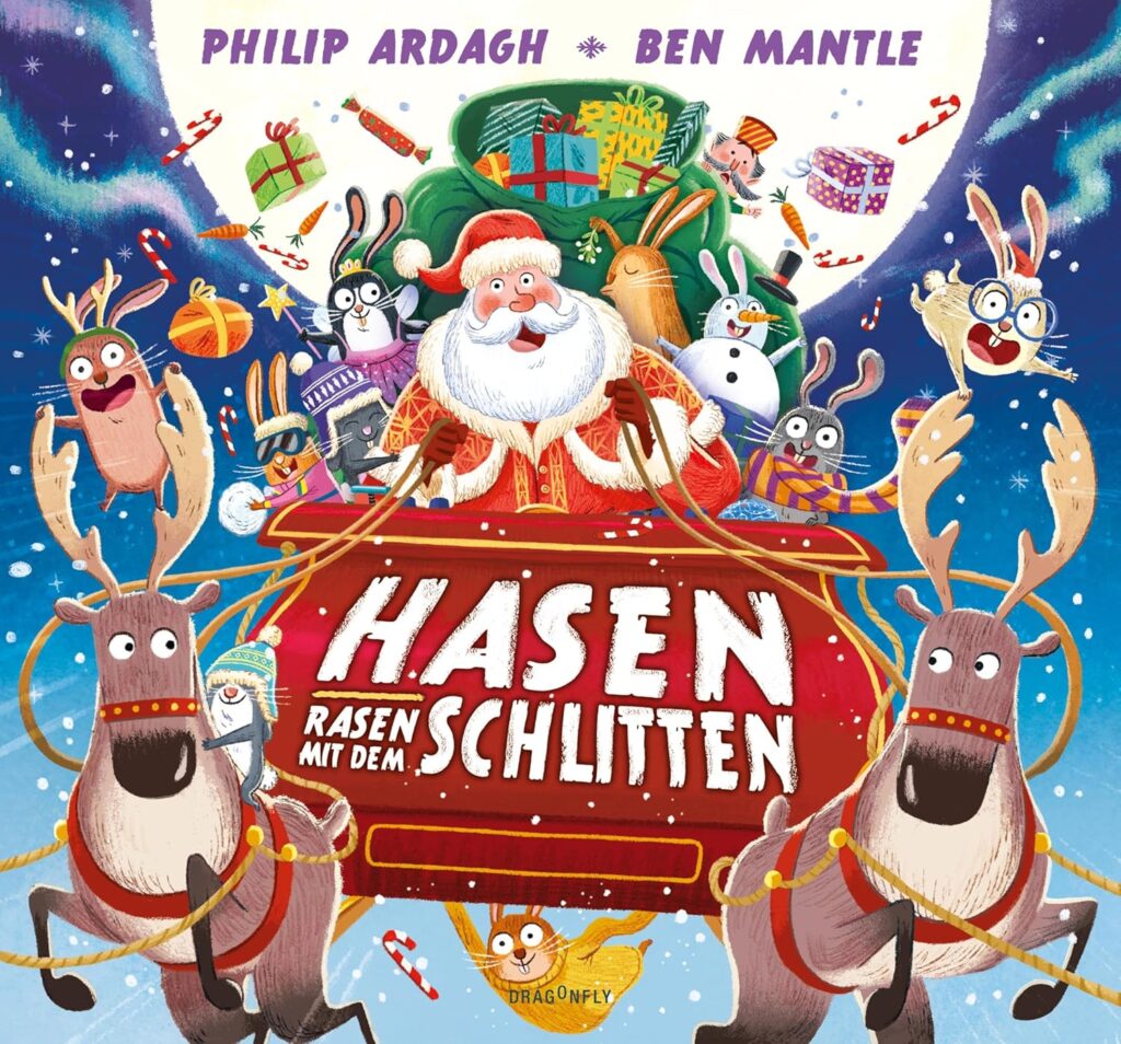 Buchcover: Hasen rasen mit dem Schlitten