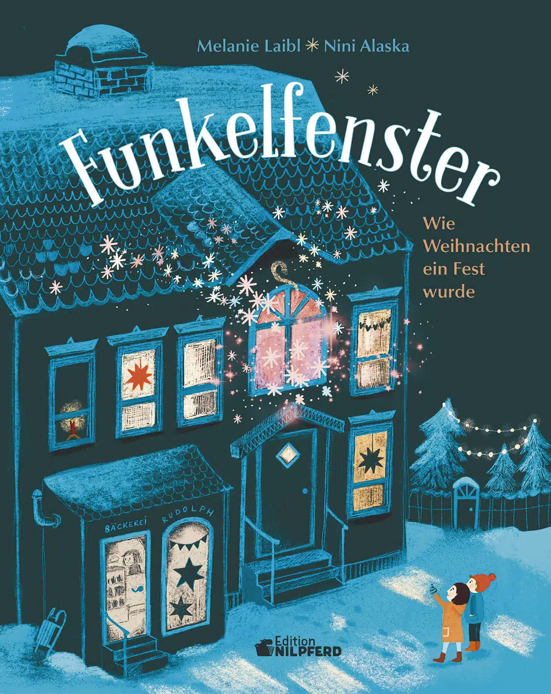 Buchcover: Funkelfenster - Wie Weihnachten ein Fest wurde