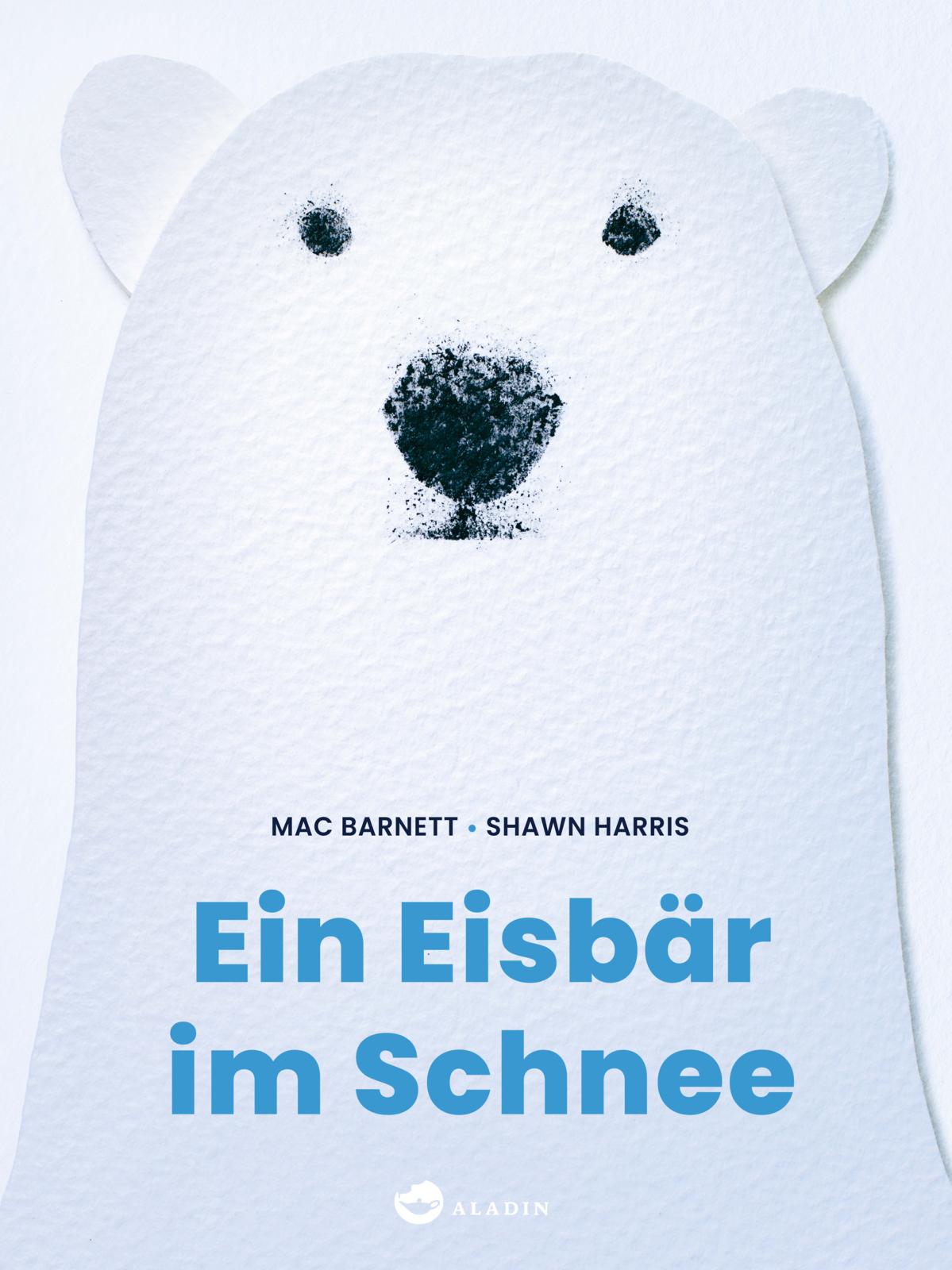 Ein Eisbär im Schnee