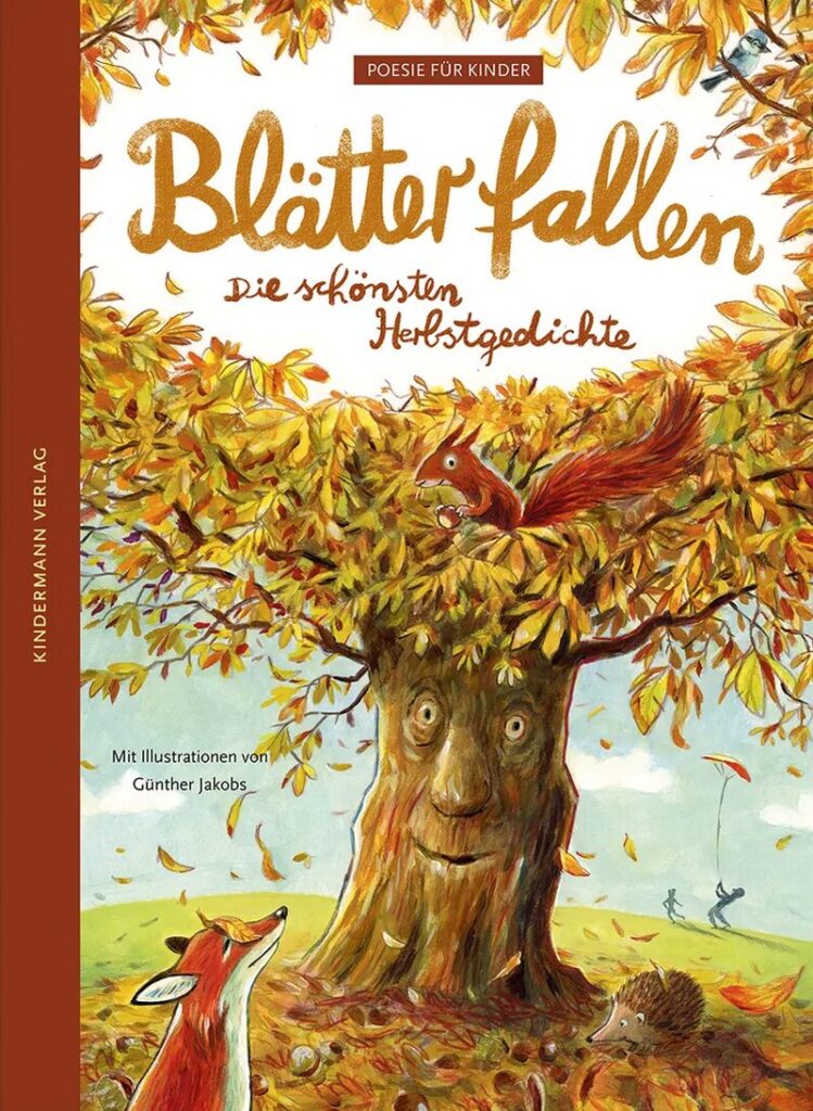 Buchcover: Blätter fallen – Die schönsten Herbstgedichte