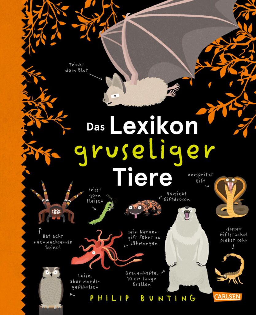 Buchcover: Das Lexikon gruseliger Tiere