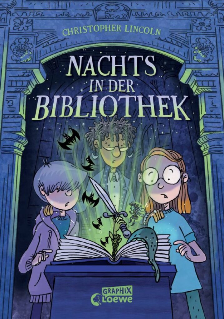 Buchcover: Nachts in der Bibliothek