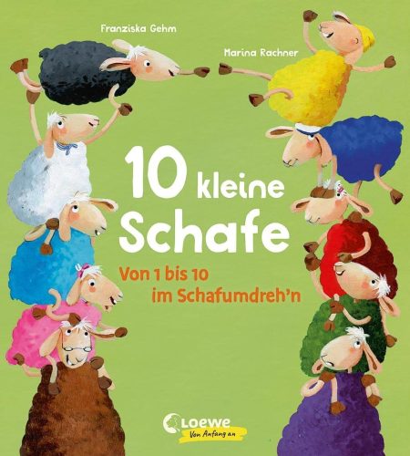 Buchcover: 10 kleine Schafe - Von 1 bis 10 im Schlafumdreh´n