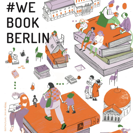 #WeBookBerlin - Berliner Bücherfest 2024 - Illustration