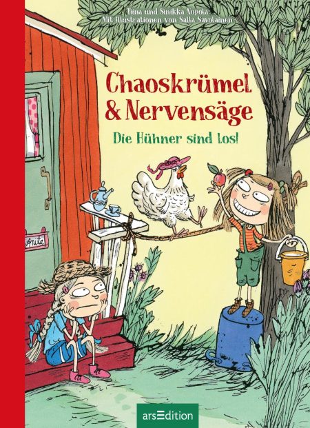 Buchcover: Chaoskrümel und Nervensäge - Die Hühner sind los!