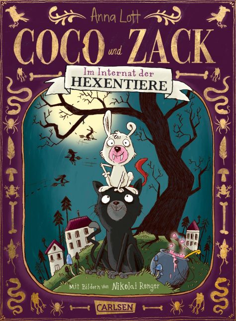 Buchcover: Coco und Zack – Im Internat der Hexentiere