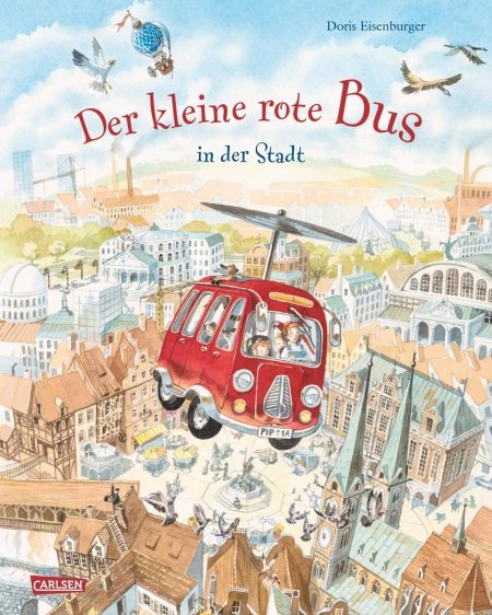 Buchcover: Der kleine rote Bus – In der Stadt