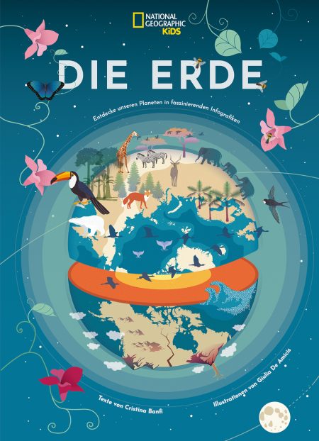 Buchcover: Die Erde – Entdecke unseren Planeten in faszinierenden Infografiken