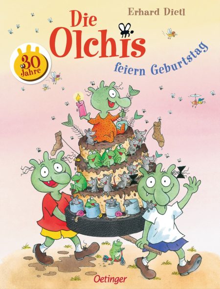 Buchcover: Die Olchis feiern Geburtstag