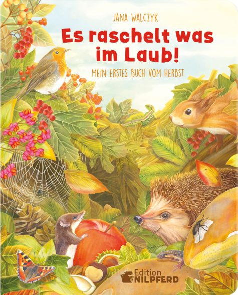 Buchcover: Es raschelt was im Laub! - Mein erstes Buch vom Herbst