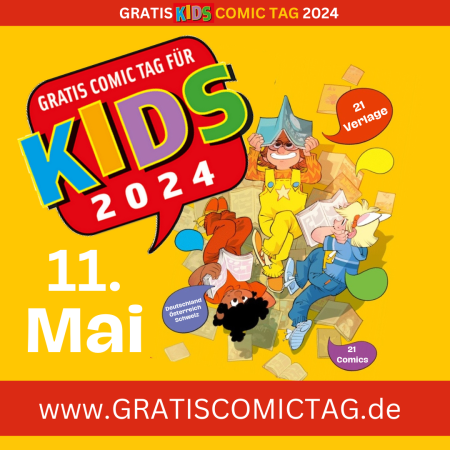 Ankündigung: Gratis Kids Comic Tag 2024