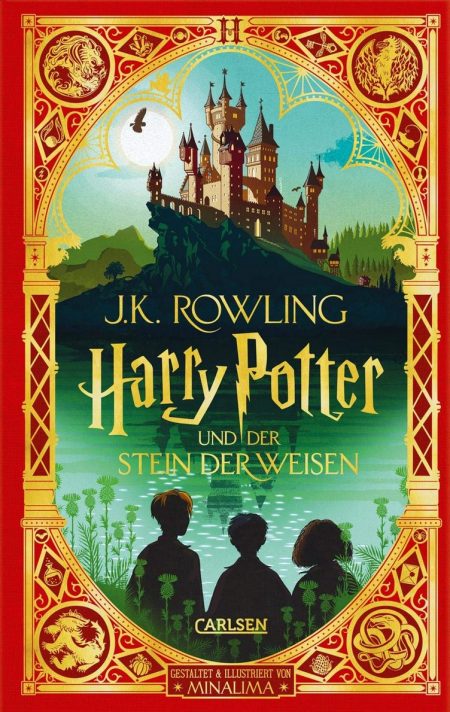 Buchcover: Harry Potter und der Stein der Weisen - MinaLima-Ausgabe