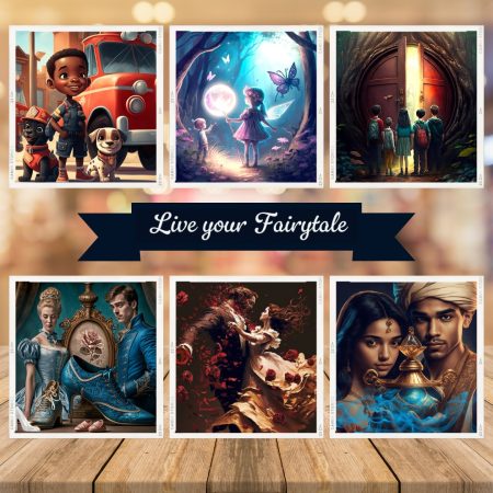 Personalisierte Hörbücher - Live your Fairytale: 6 Beispiele