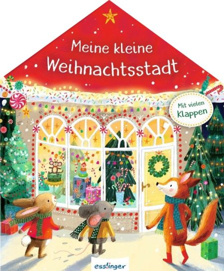 Buchcover in Hausform: Meine kleine Weihnachtsstadt