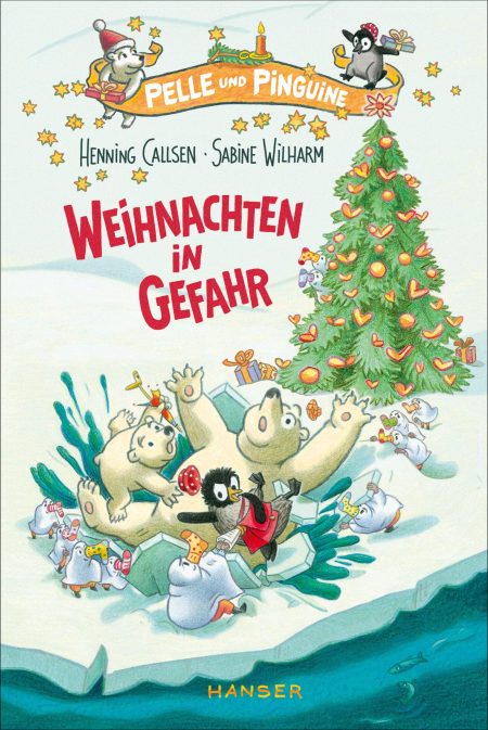 Buchcover: Pelle und Pinguine – Weihnachten in Gefahr