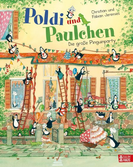 Buchcover: Poldi und Paulchen – Die große Pinguinparty