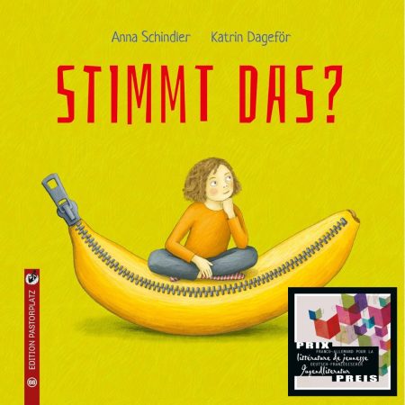 Buchcover von Stimmt das? - Das Buch von Edition Pastorplatz hat den Deutsch-Französischern Jugendliteraturpreis 2024 erhalten