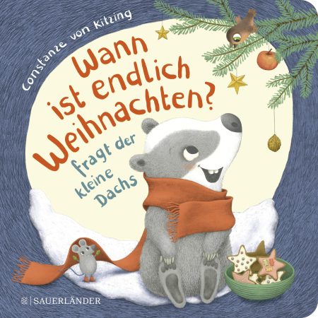 Buchcover: Wann ist endlich Weihnachten?, fragt der kleine Dachs