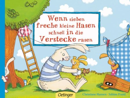 Buchcover: Wenn sieben freche kleine Hasen schnell in die Verstecke rasen