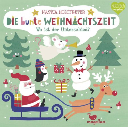 Buchcover: Die bunte Weihnachtszeit – Wo ist der Unterschied?