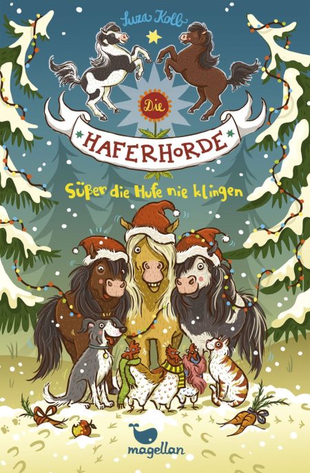 Buchcover: Die Haferhorde – Süßer die Hufe nie klingen