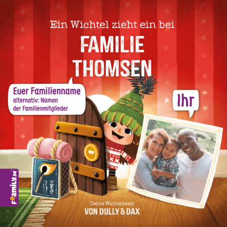 Buchcover: Ein Wichtel zieht ein bei Familie Thomsen